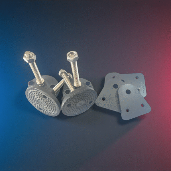 Pack de patas regulables con placas de fijación para cockpit